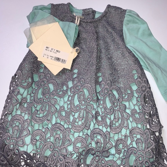 Ki Love Pretty Eyelet Dress 3 Months - Picture 3 of 4